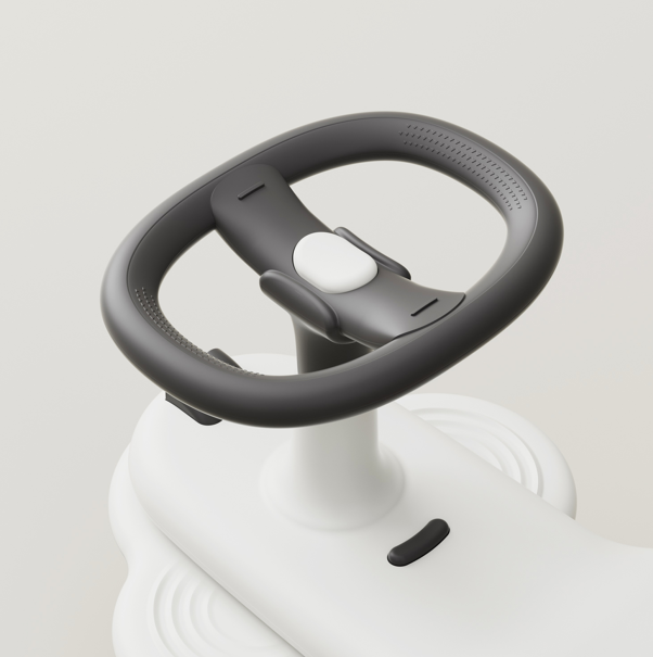 Tolocar pentru copii Lecoco, alb, Figg-F1max