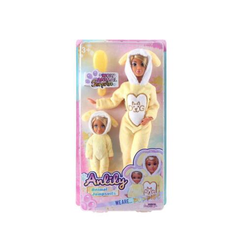 Кукла "Anlily" 30см в желтом костюме маленькой куклой