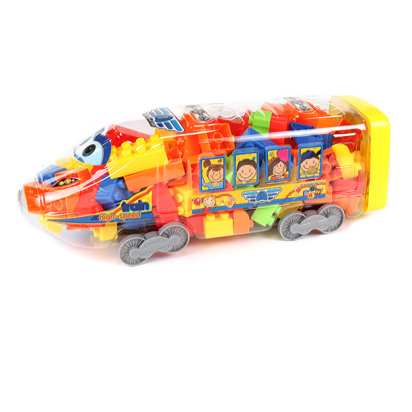 Blocuri de construcție educative tren de mare viteză, din plastic , 8312-5