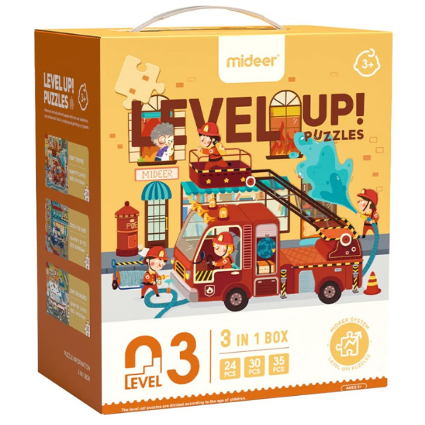 Seria de puzzle-uri „Salvatorii orașului”, 3 în 1, nivelul 3, MD3174