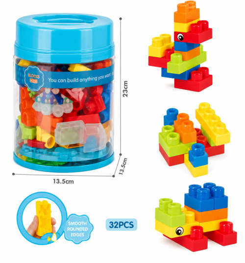 Set constructor cu piese moi 40 buc, color, 66165-4