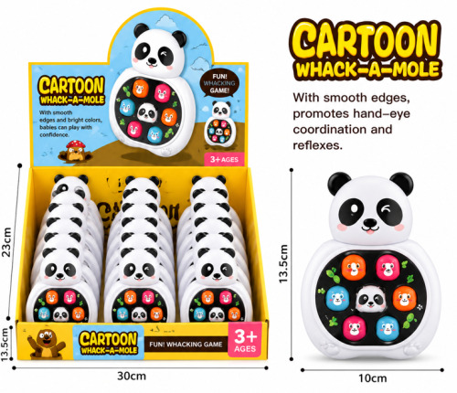 Joc portabil Whack-a-Mole Panda, 3001-1A
