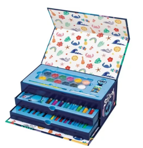 Set de desen in valiza de carton Stitch, 1023-69007