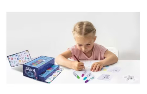 Set de desen in valiza de carton Stitch, 1023-69007