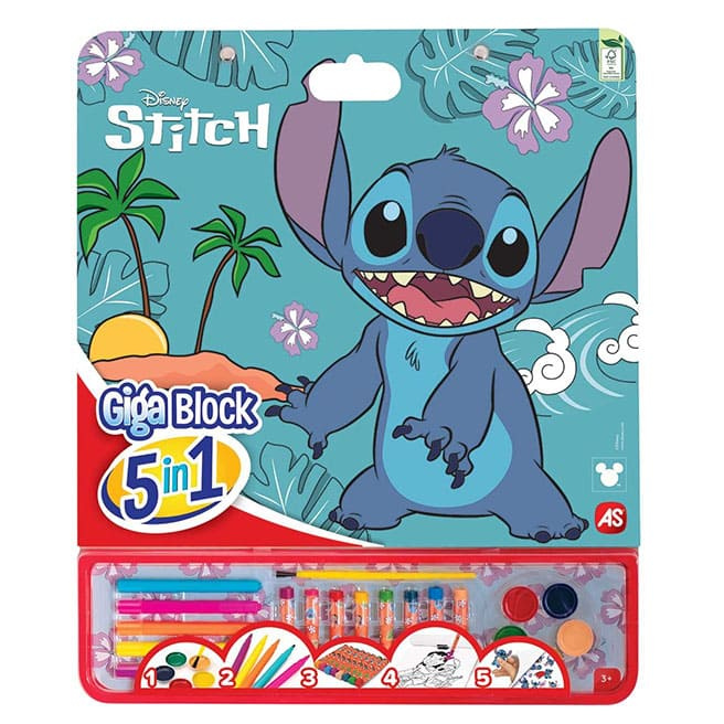 Набор для рисования Giga Block 5 в 1 Stitch 1023-62756