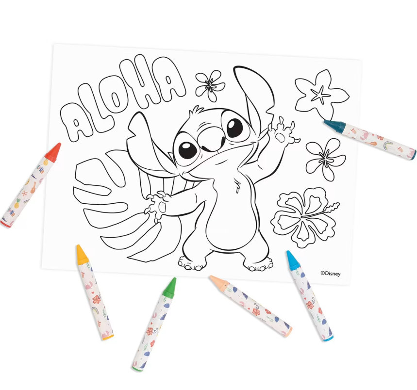 Набор для рисования в прозрачной сумке Stitch, 1023-68005