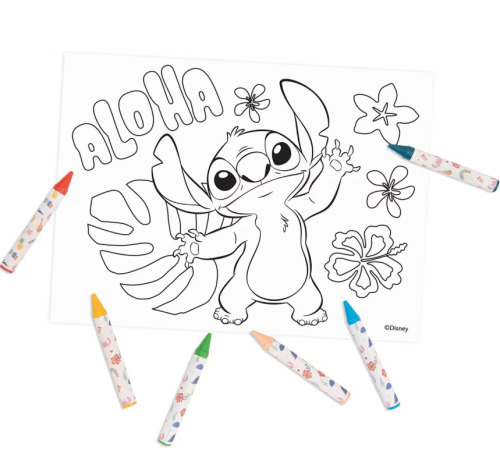Набор для рисования в прозрачной сумке Stitch, 1023-68005