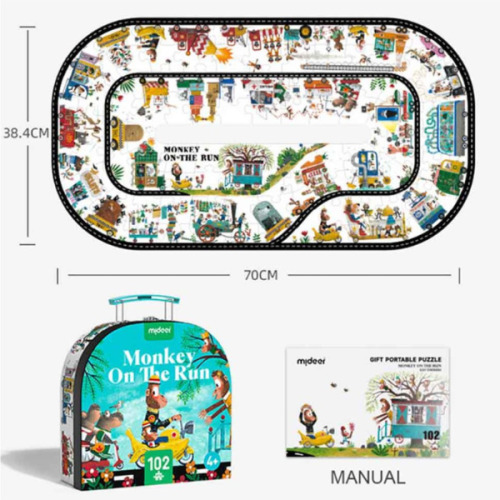 Puzzle în valiză „Maratonul maimuței” MD3270