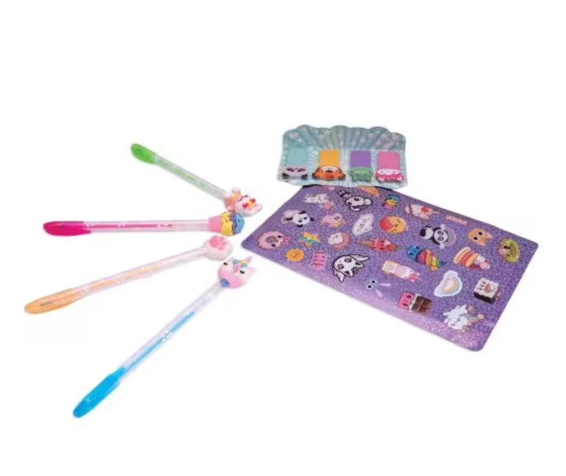 Set papetărie cu 4 pixuri și accesorii, 1027-64281