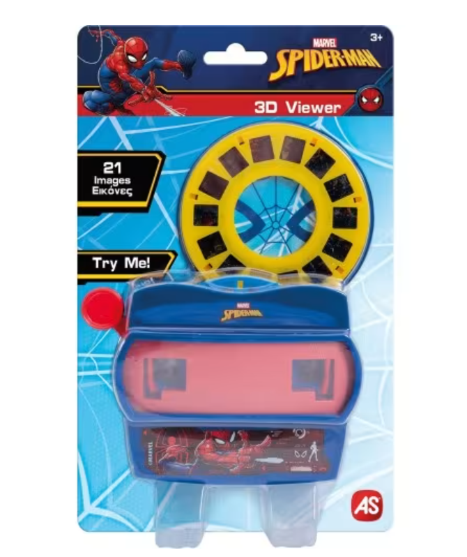 Ochelari 3D cu diapozitive Spider-man, 1027-64254