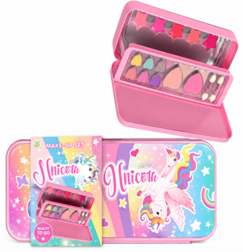 Set cosmetic compact roz Unicorn, 20x3x8 cm, 81.563.00
