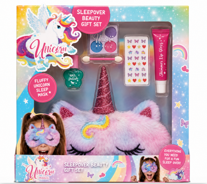 Set de machiaj Casuelle Unicorn cu masca de dormit, 81.573.00