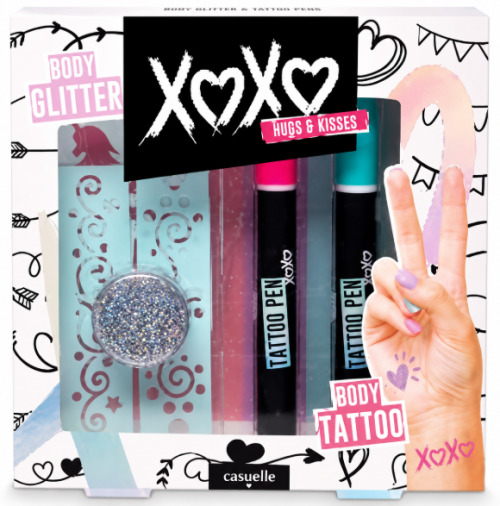 Set de tatuaje temporare Casuelle XOXO, 81.502.00