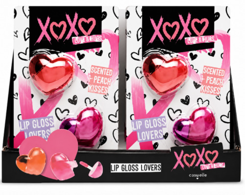 Luciu de buze Casuelle XOXO in forma de inimioare, 81.566.00