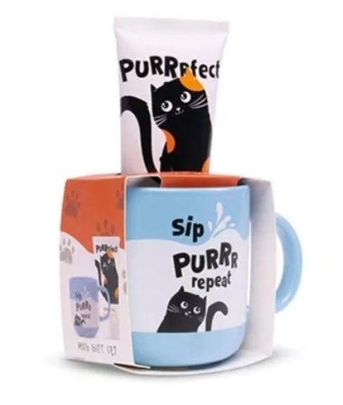 Подарочный набор для ванны Purrfect в керамической кружке, 83.0431.00