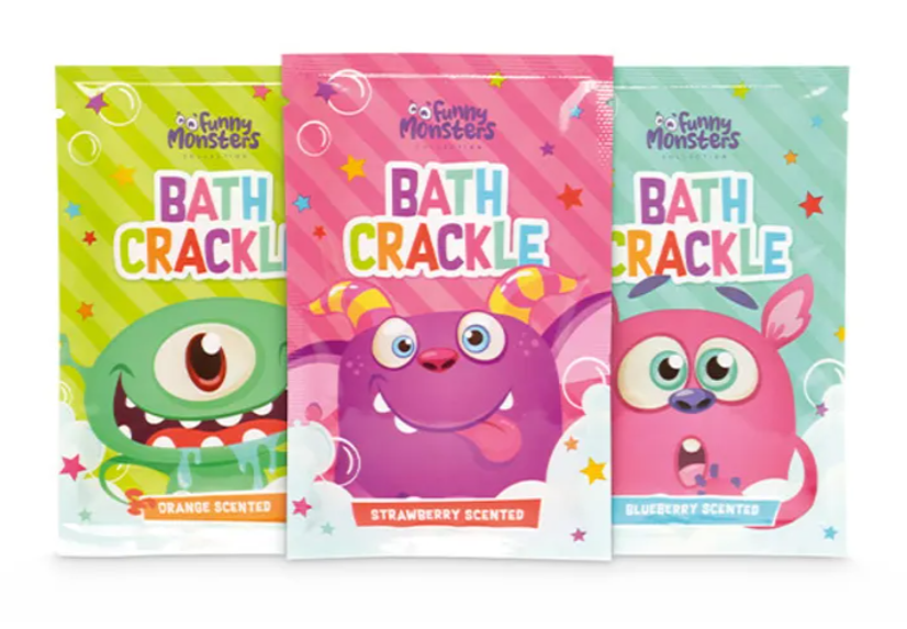 Pudra pocnitoare pentru baie Funny Monsters, 30 g, 42.816.00