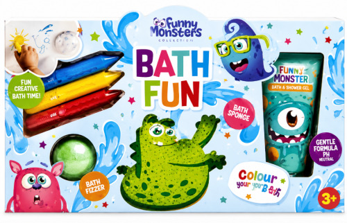 Set cadou pentru baie Funny Monsters Bath Fun, 83.0437.00