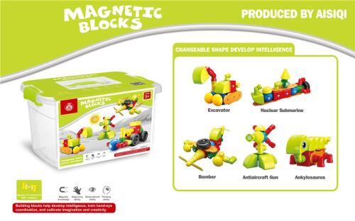 Constructor magnetic 5 in 1, in cutie, XH8832