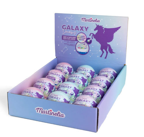Martinelia Galaxy Dreams Бомбочка для ванны со светящимся сюрпризом, 90026