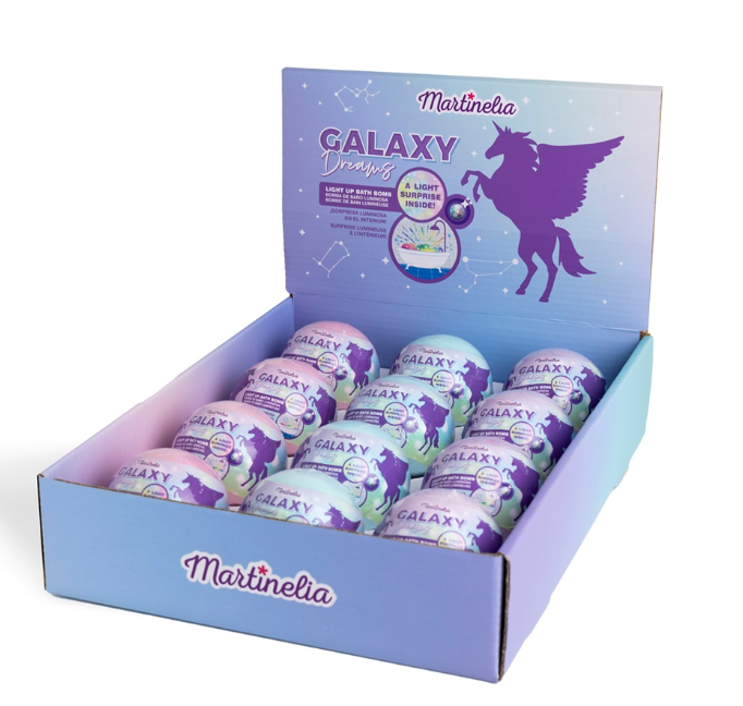 Martinelia Galaxy Dreams Бомбочка для ванны со светящимся сюрпризом, 90026