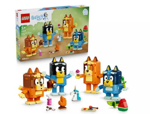 Bluey семья Блу из кубиков, 11217