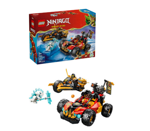Ninjago Трансформируемые машины Кая и Коула, 71864