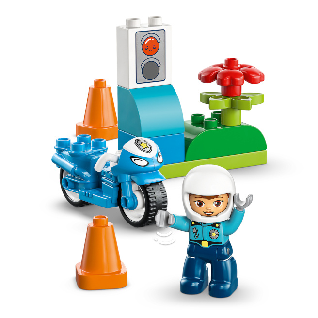 LEGO Duplo Мотоцикл полицейский синий, 10471