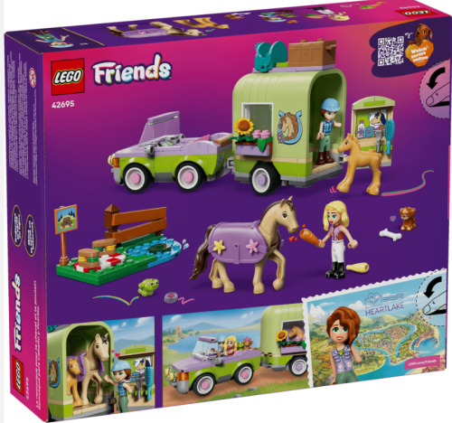 LEGO Friends Прицеп для перевозки лошади и жеребенка,  42695