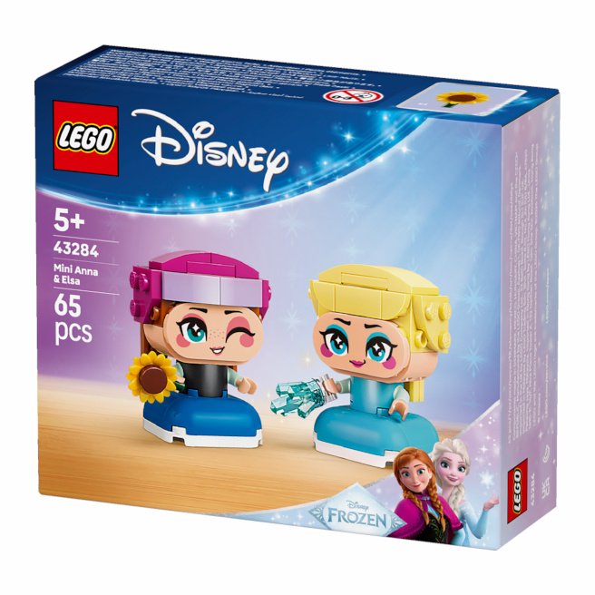 LEGO DISNEY FROZEN MINIPRINTESELE ANNA SI ELSA, 43284