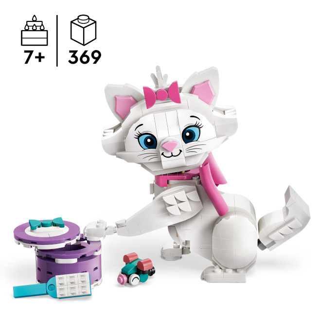 LEGO Disney Фигурка Мари из мультфильма Коты-аристократы, 43286