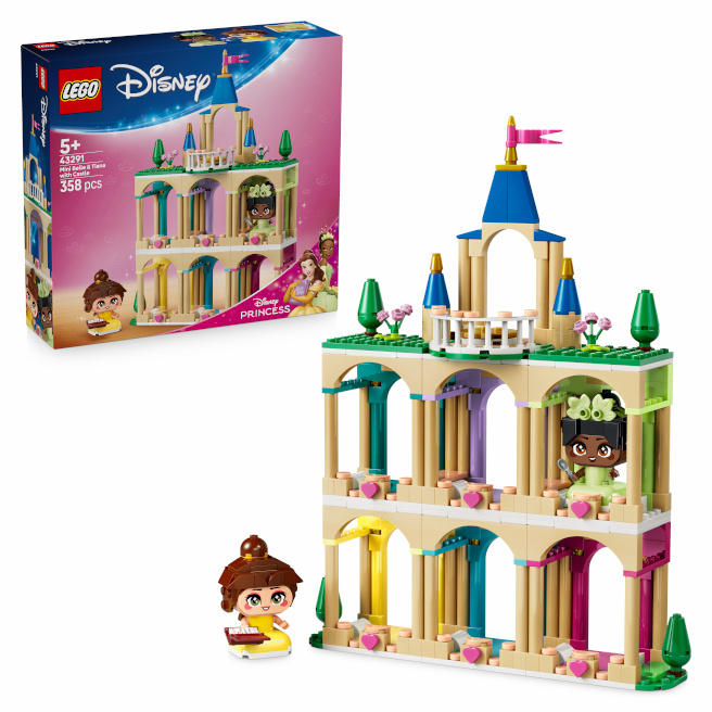 LEGO DISNEY PRINCESS MINIPRINTESELE BELLE SI TIANA LA CASTEL, 43291