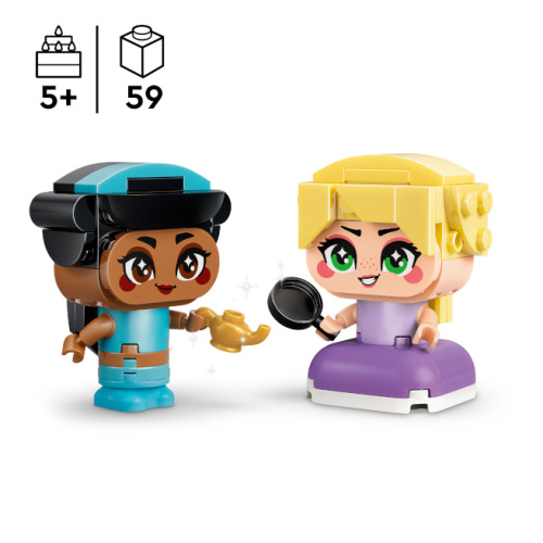 LEGO DISNEY PRINCESS MINIPRINTESELE JASMINE SI RAPUNZEL, 43303
