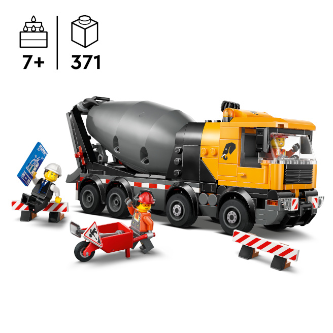 LEGO CITY AUTOBETONIERA, 60478