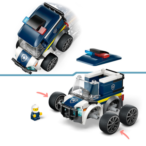 LEGO CITY VEHICULE CAMIONETA DE POLITIE, 60481
