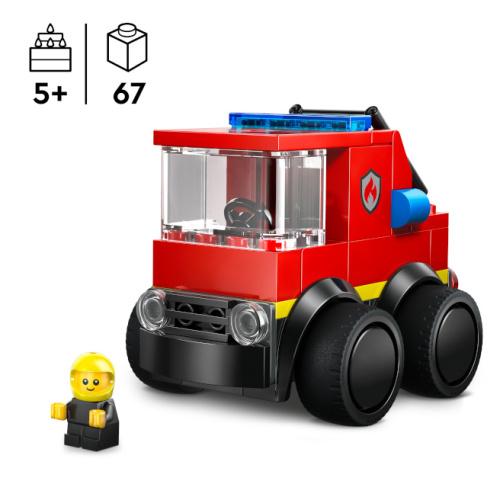 LEGO CITY VEHICULE CAMIONETA DE POMPIERI, 60482