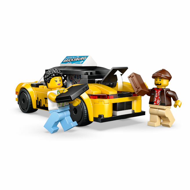 LEGO CITY TAXI GALBEN, 60487