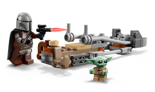 LEGO Star Wars Скоростной мотоцикл Мандалорца и фигурка Грогу,  75436