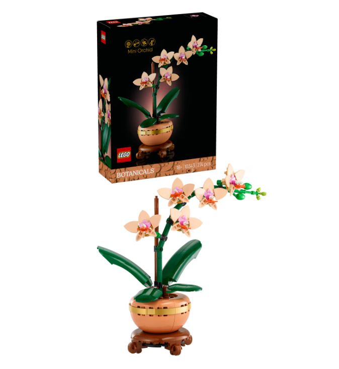 Миниатюрная орхидея LEGO BOTANICALS, 10343