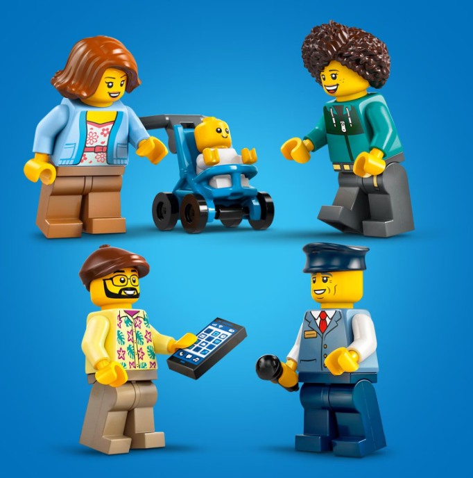 LEGO CITY AUTOBUZ TURISTIC ROSU CU ETAJ, 60407