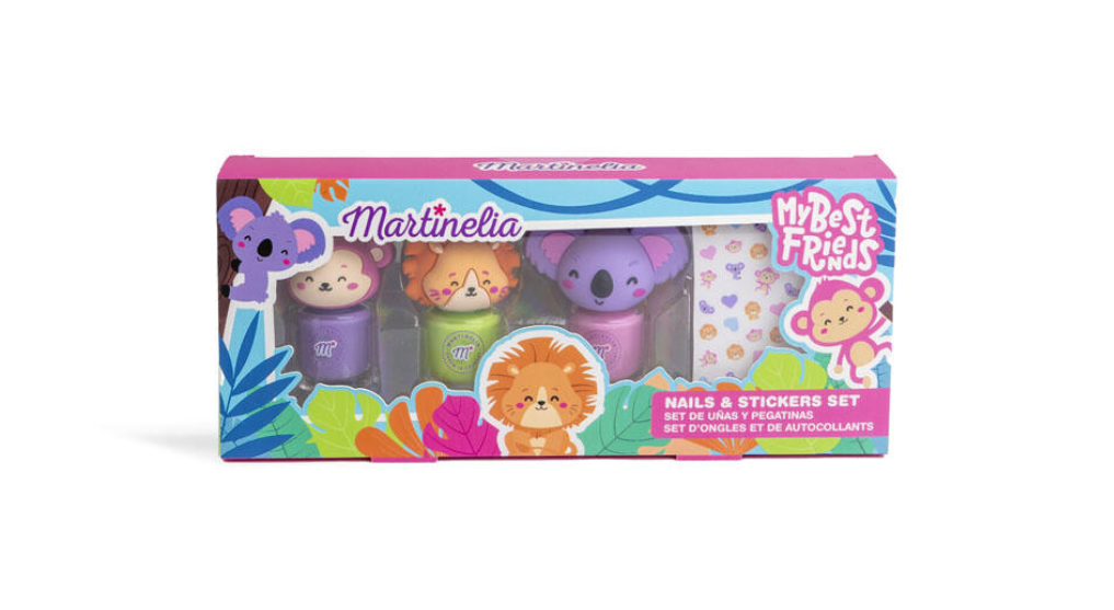 MARTINELIA MY BEST FRIENDS Набор для маникюра с наклейками, 85453
