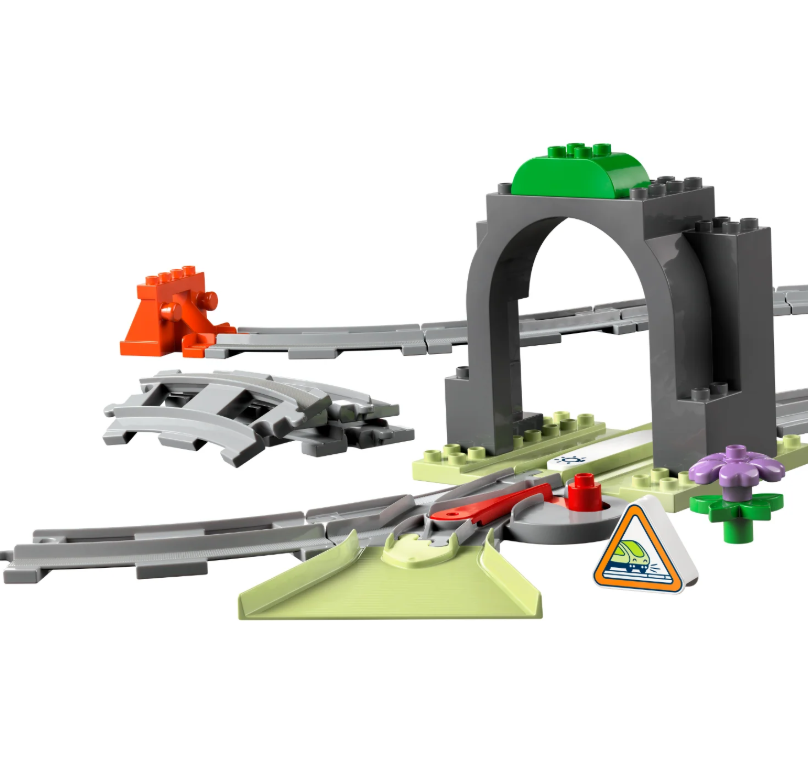 Duplo Набор для расширения туннеля с железнодорожными путями, 10425