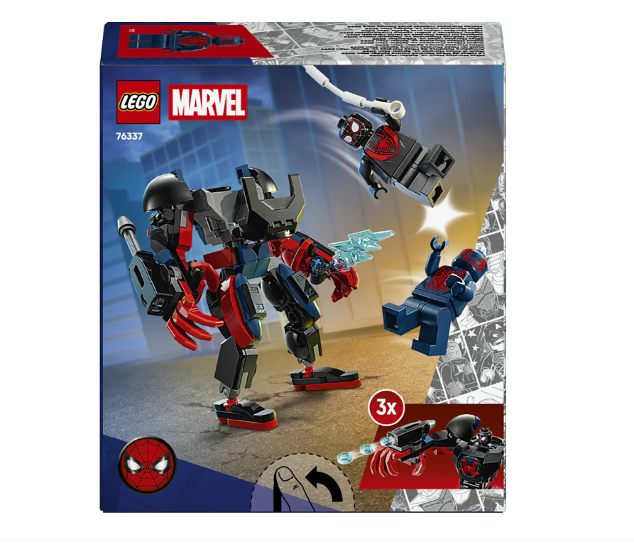 Marvel robotul lui miles morales vs omul paianjen, 76337