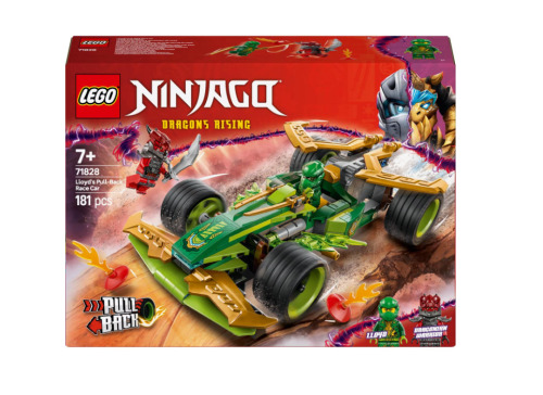 Ninjago masina de curse pull-back a lui lloyd, 71828