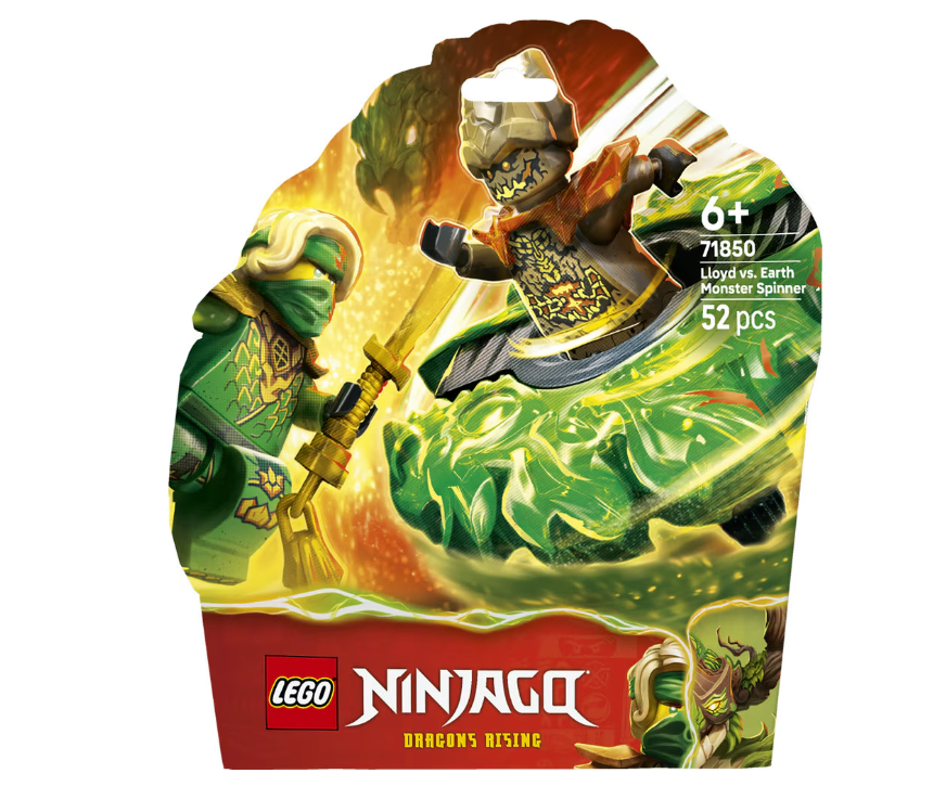 Ninjago lloyd vs spinnerul monstru de pamant, 71850