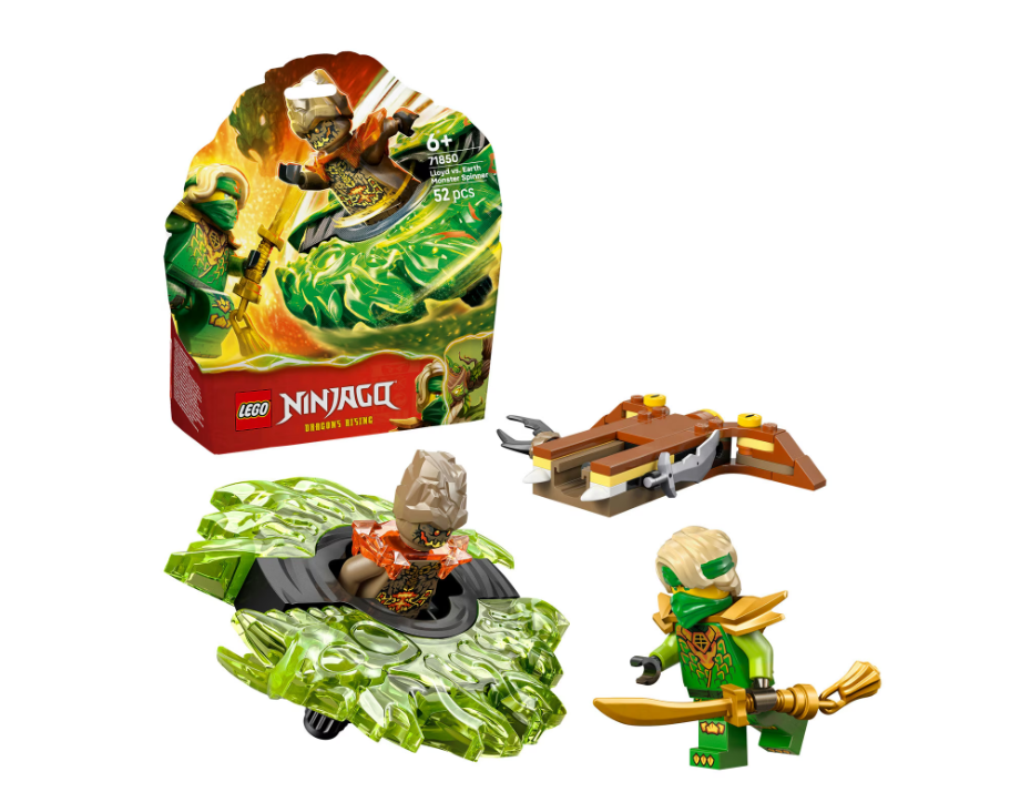 Ninjago lloyd vs spinnerul monstru de pamant, 71850