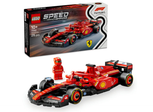LEGO Speed ​​Champions Mașină de curse Ferrari SF-24 F1, 77242
