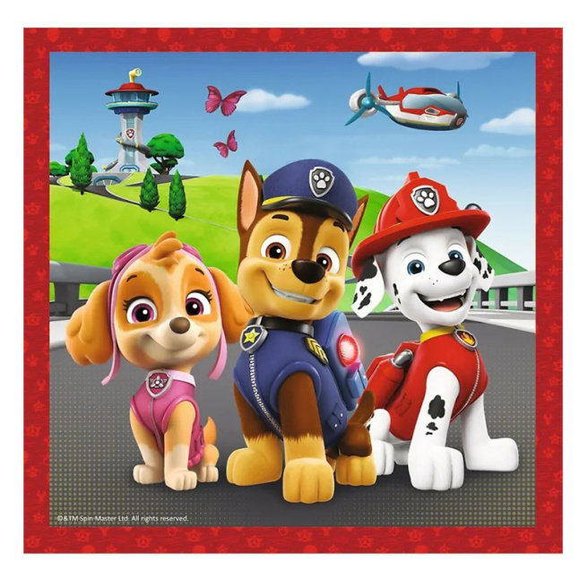 Пазлы Happy dogs Paw Patrol , "3in1" 34867