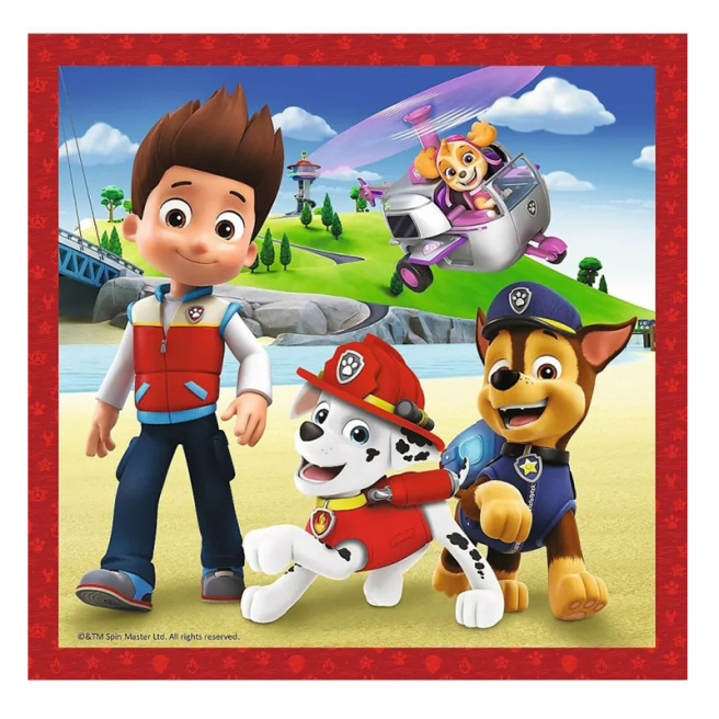 Пазлы Happy dogs Paw Patrol , "3in1" 34867