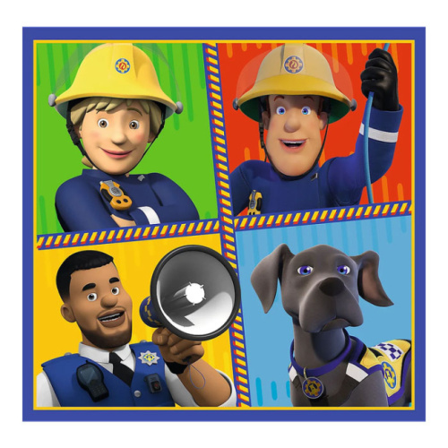 Пазлы "3in1" - Fireman Sam day 34868