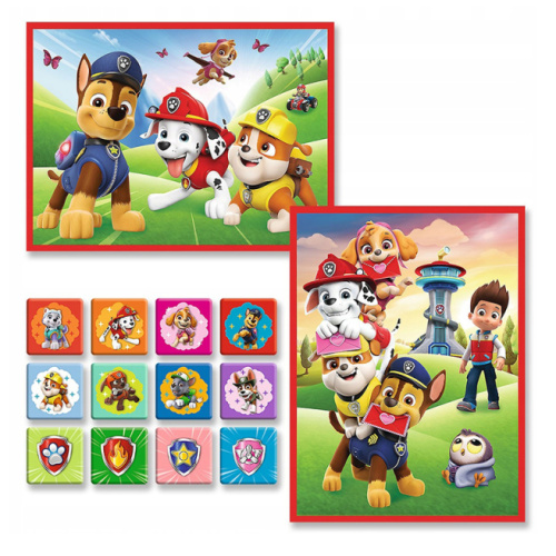 Пазлы PAW Patrol team in action, "2in1 + memos" 93337
